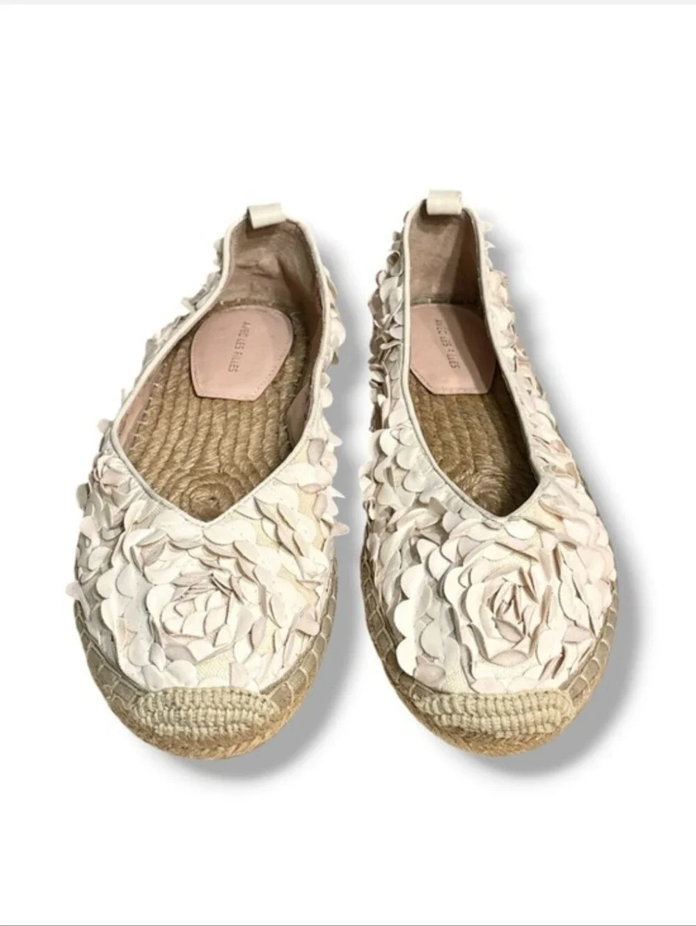 AVEC LES FILLES Gisella Blush Pink Espadrilles Flats Size 10